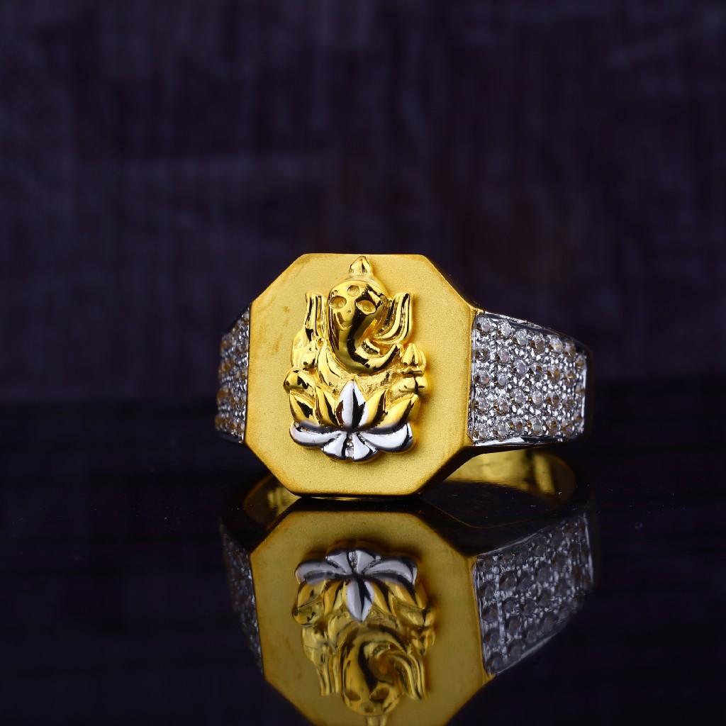 Ganpati Gold Ring-MGR62
