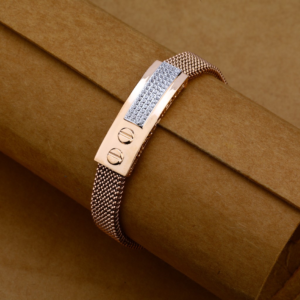 Mens Gold Leather Kada-MLB78