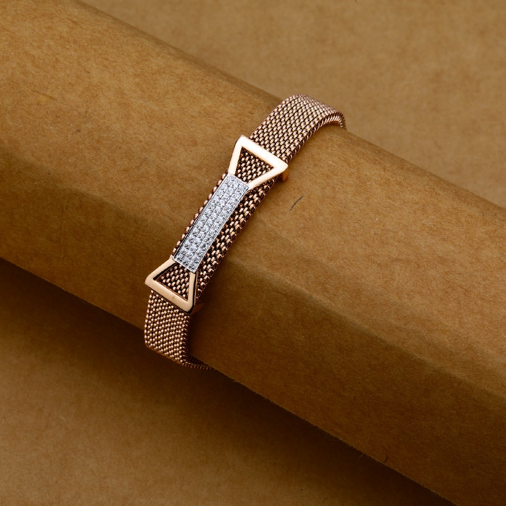 Mens Leather Rose Kada-MLB67