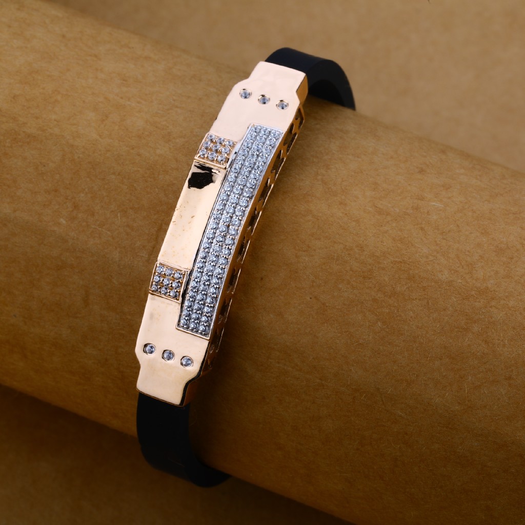Mens Rose Gold Kada-MLB55