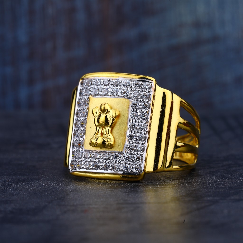 22K Gold Ring-MR168
