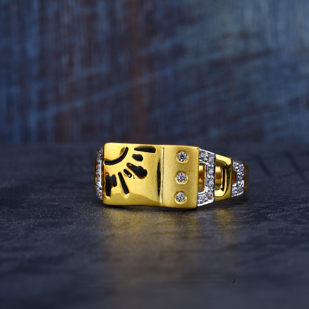 Mens Gold 22K Ring-MR152