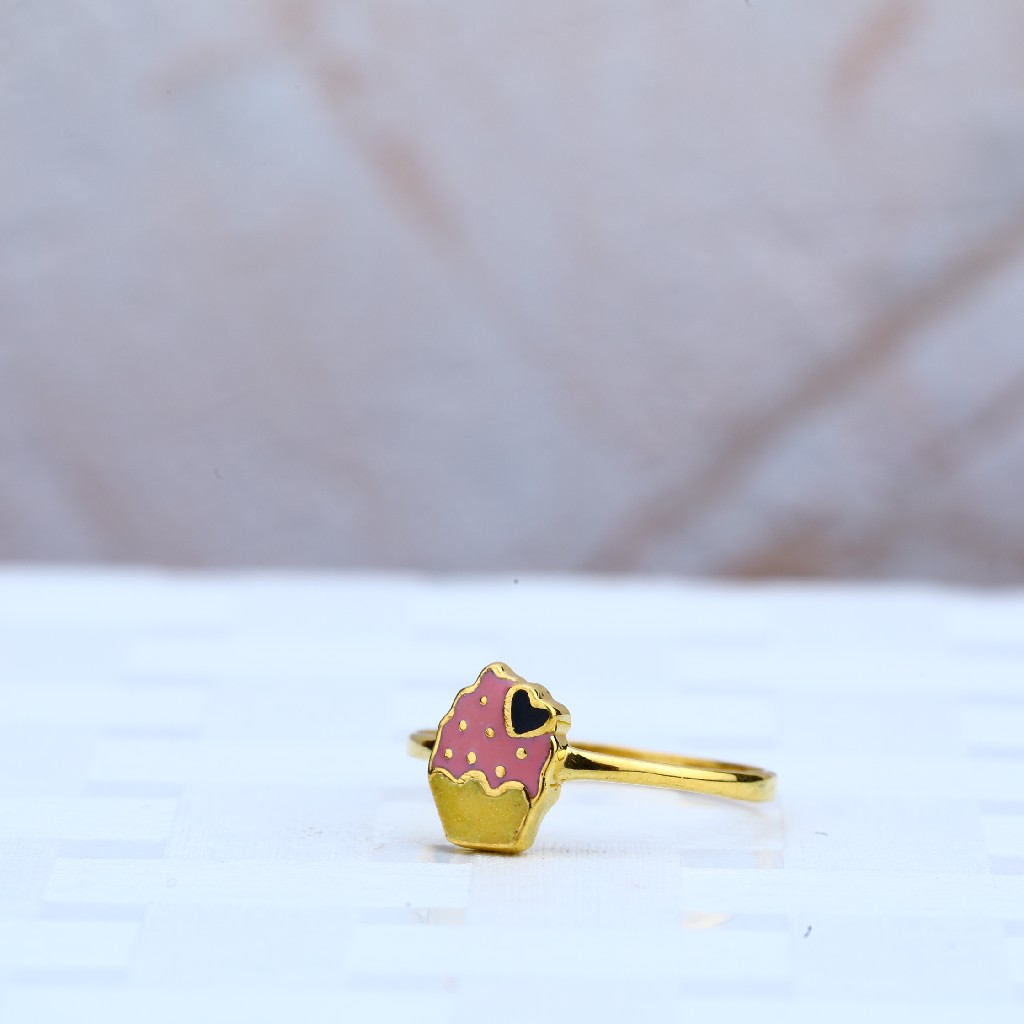 Kids Meena Gold Ring-KR52