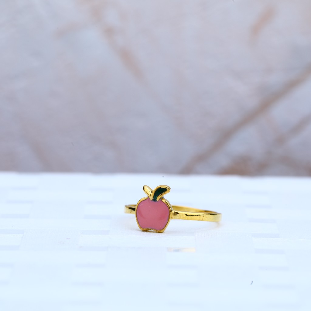 Kids Baby Shower Gold Ring-KR30