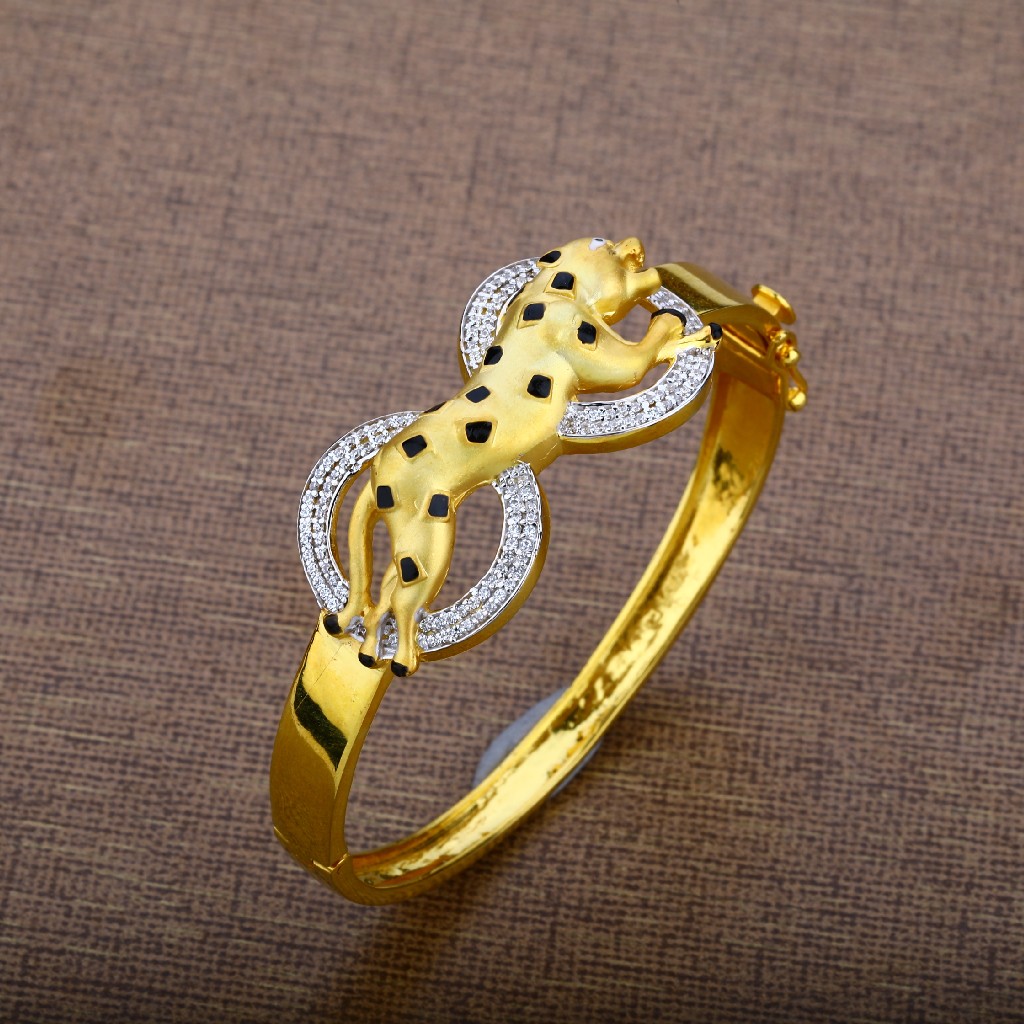 Mens Jaguar Gold Kada-MKB13
