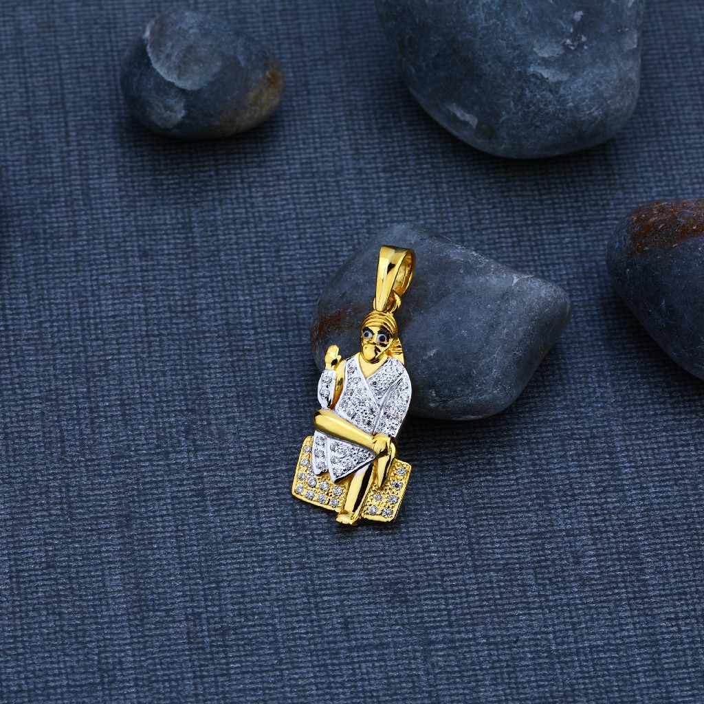 Sai Baba 22K Gold Pendant-GP64