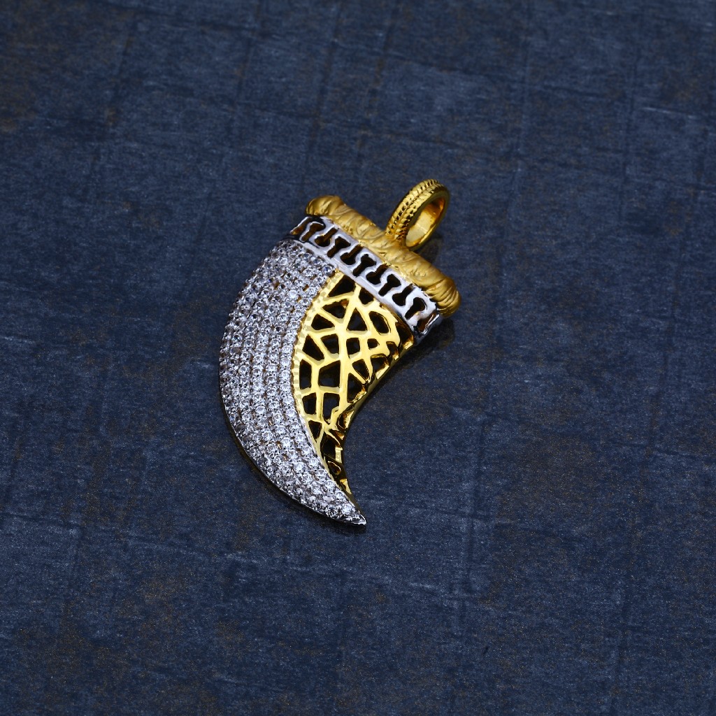 Mens Heavy 916 Gold Nakh Pendant-MHP10