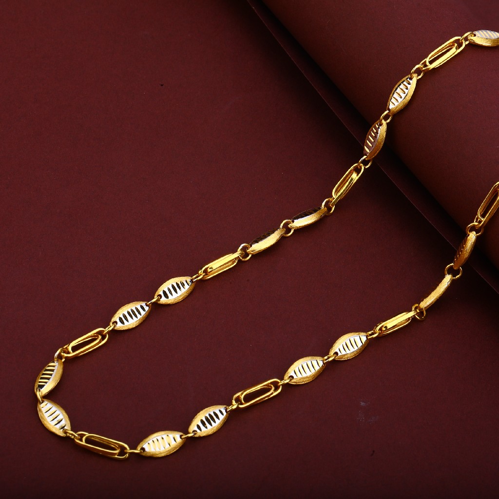 Mens 916 Gold Fancy CHAIN-MTC95