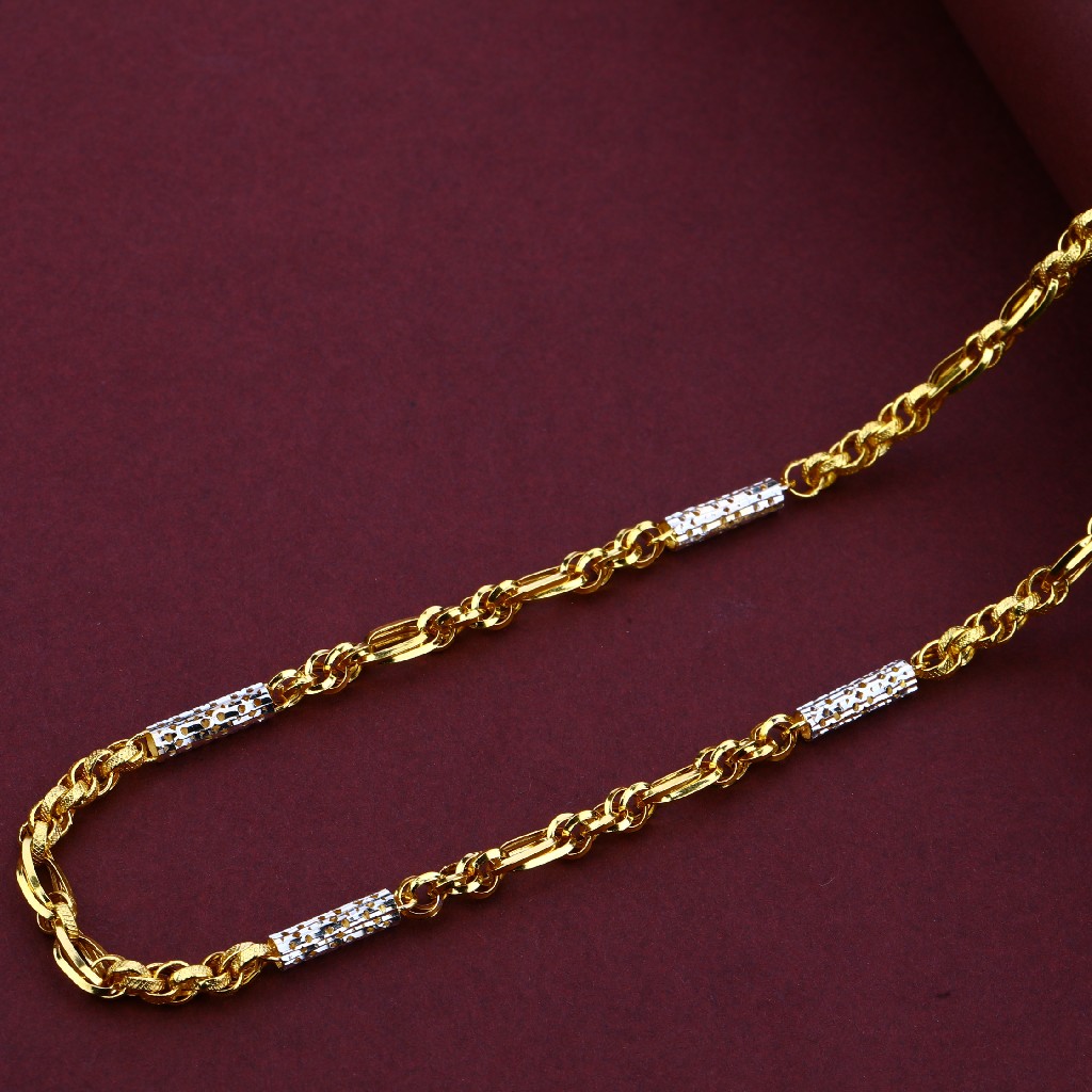 Mens 916 Gold Daily Wear Turkey Italian Chain-MTC68