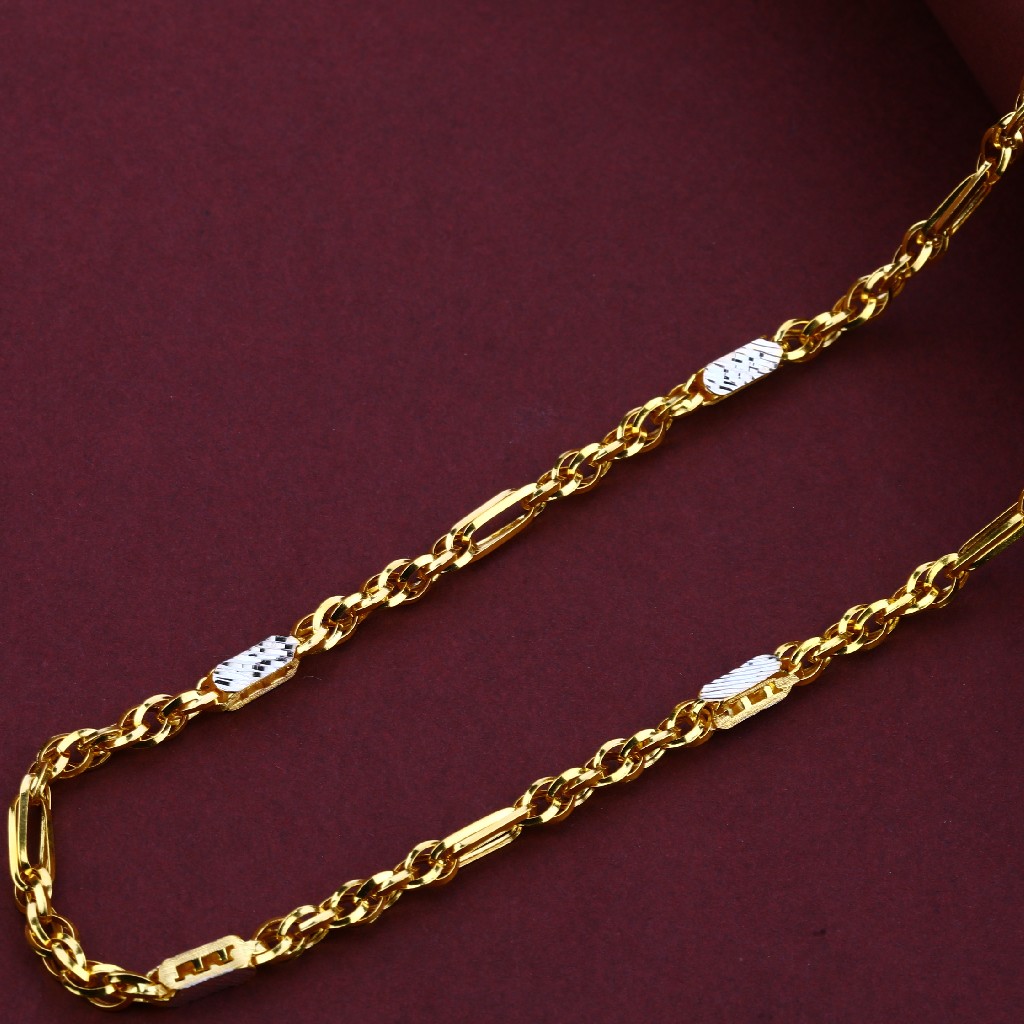 Mens Italian Turkey 916 Gold Chain-MTC60
