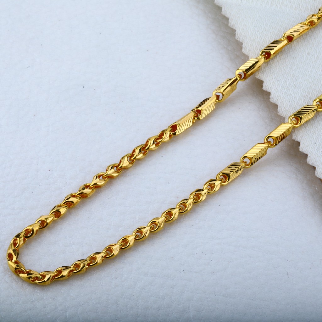 22KT Gold Gentlemen's Gorgeous Choco Chain MCH02