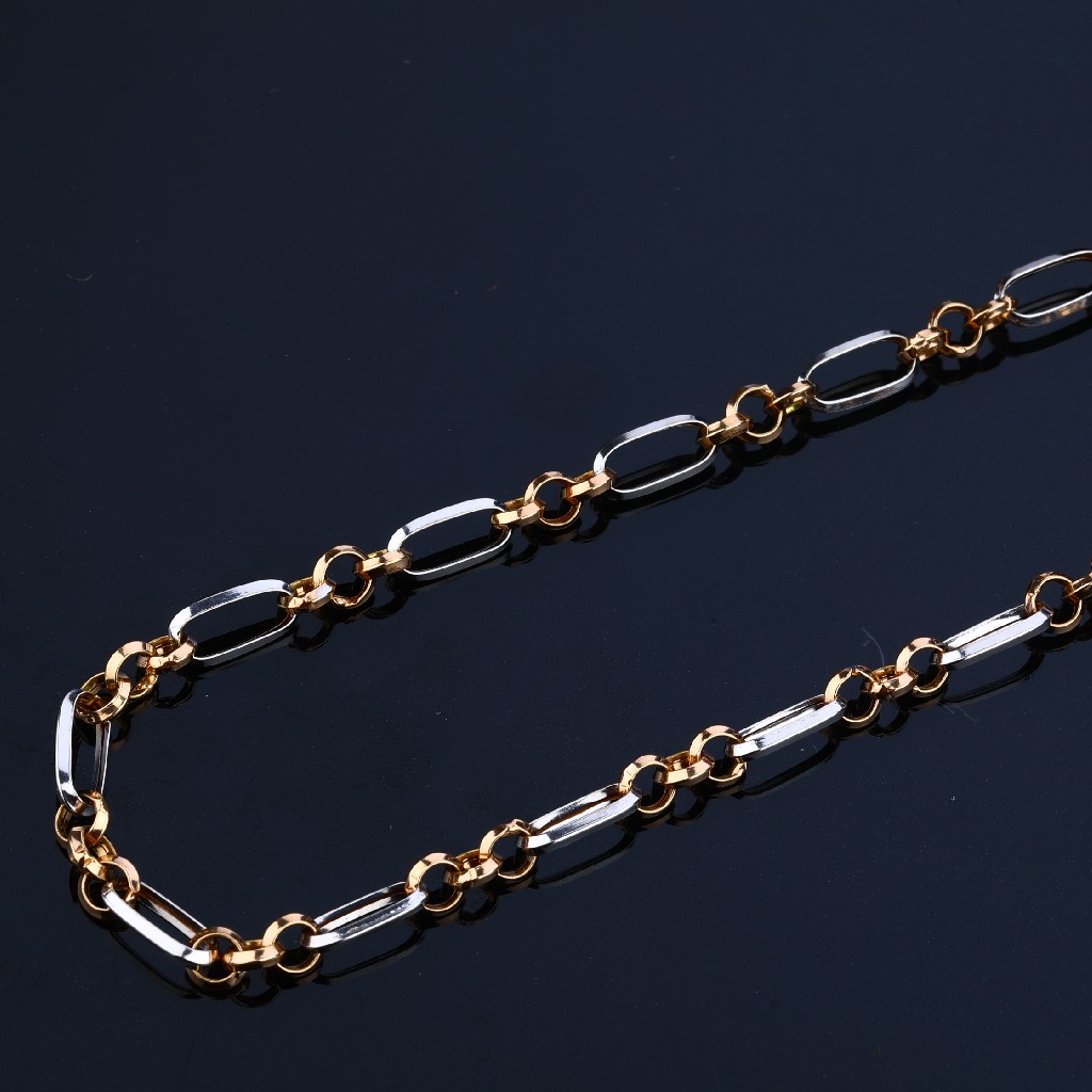 Mens Rose Gold Designer 18K Chain-RMC25