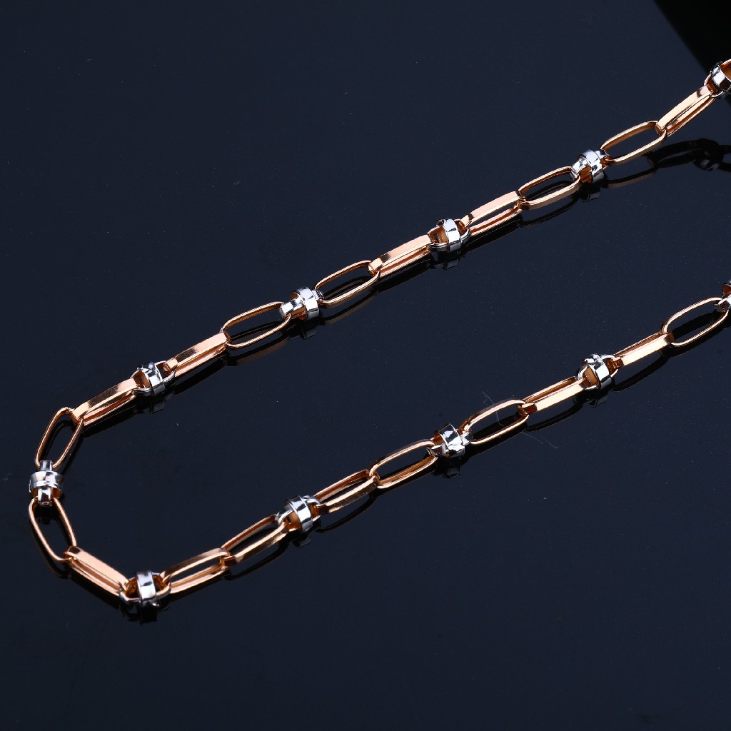 Rose Gold Daily Wear 18K Mens Chain-RMC20