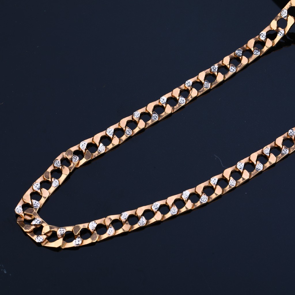 Rose Gold Designer 18K Exclusive Mens CHAIN-RMC09