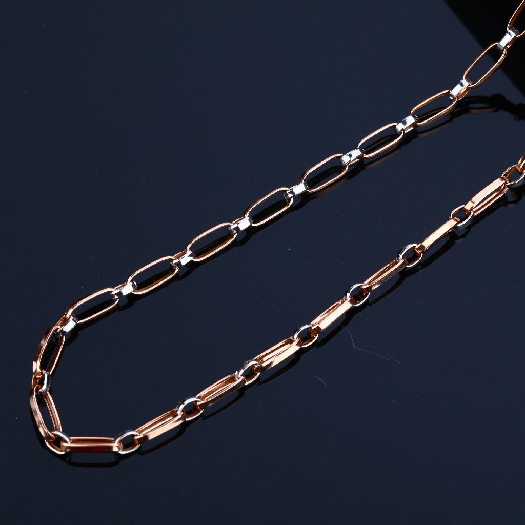 Mens Rose Gold 18K Chain-RMC07
