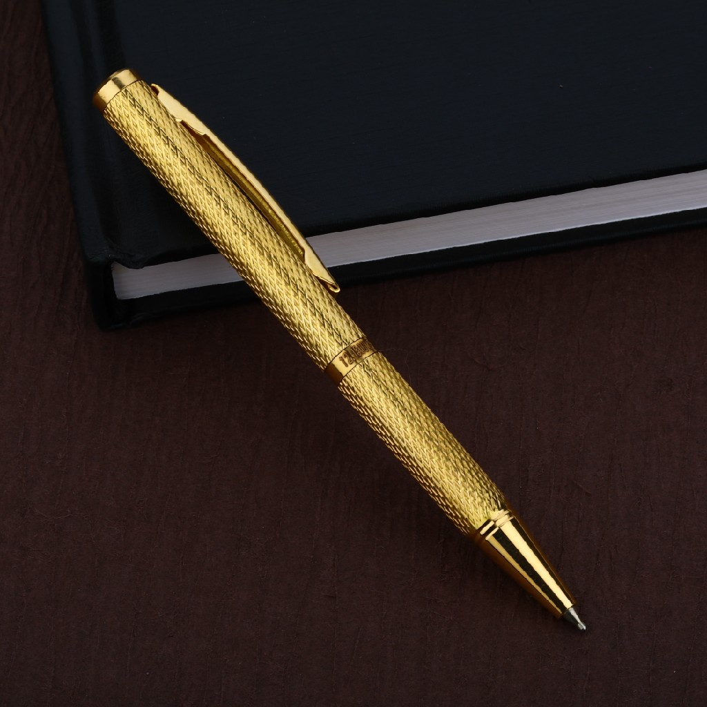 18K Short Gold Mens Ball Pen-BP10