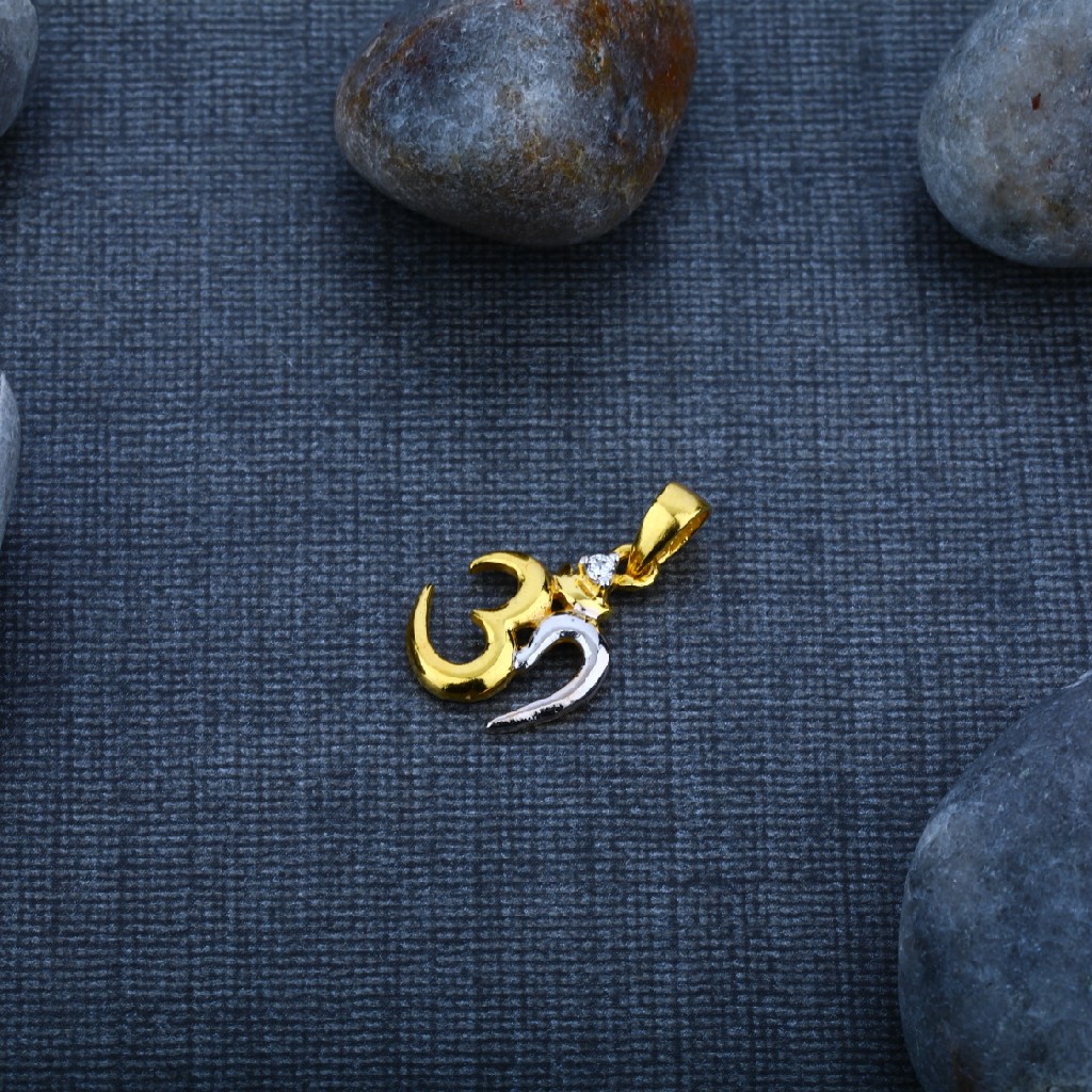 Mens 916 Om God Daily Wear Pendant-GP02