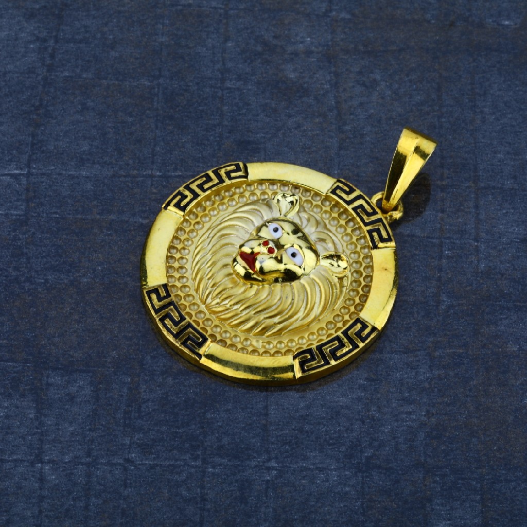 Men's Exclusive 916 Lion Heavy Gold Pendant- MHP07