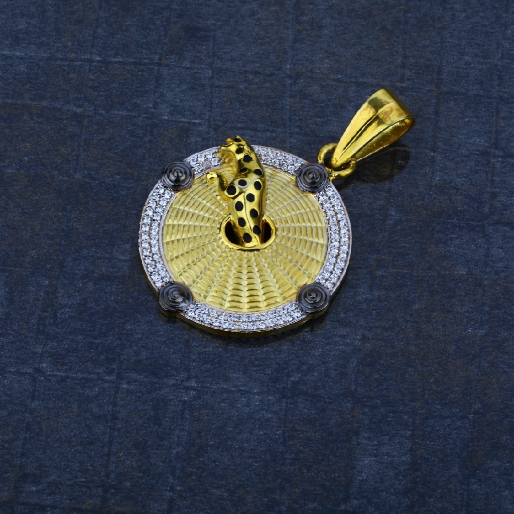 Men's Exclusive 916 Gold Jaquar Heavy Pendant- MHP06