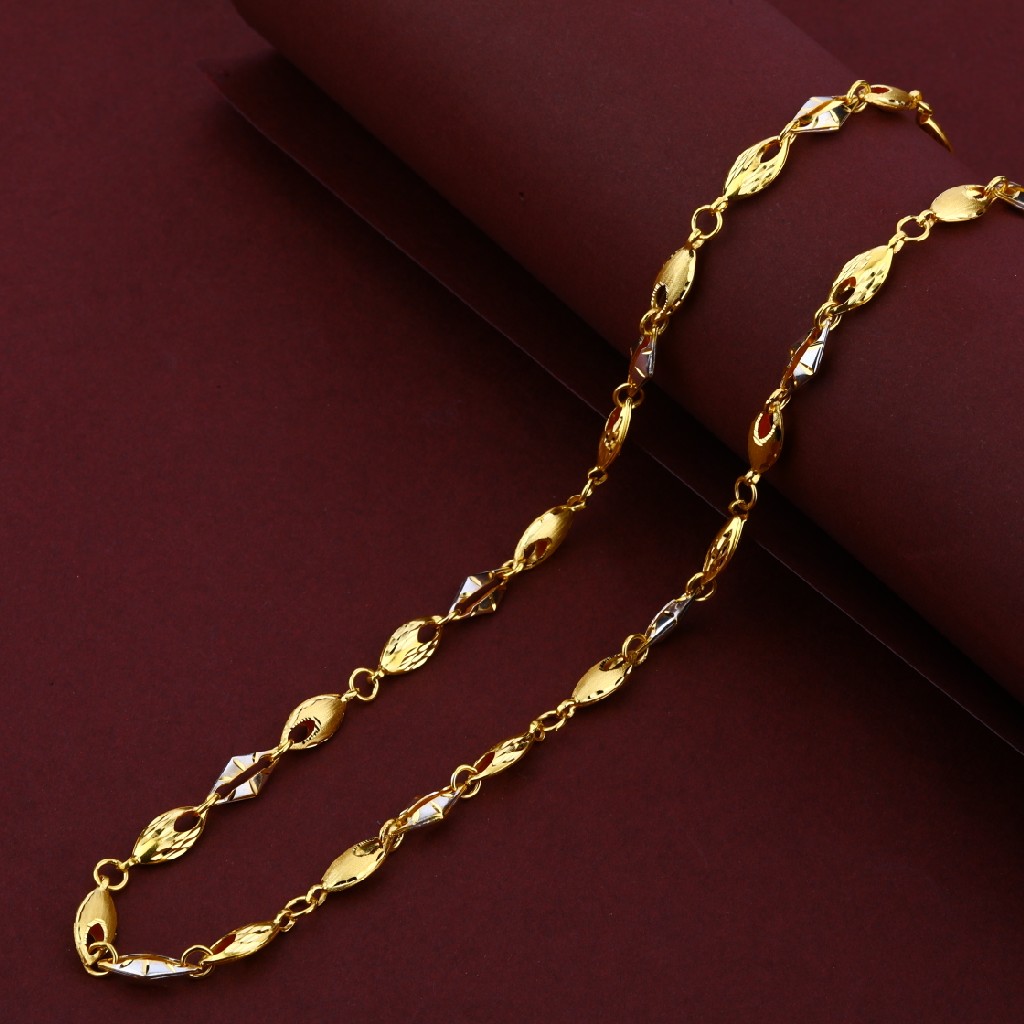 Mens 916 Gold Turkey Italain Cz Fancy CHAIN-MTC09