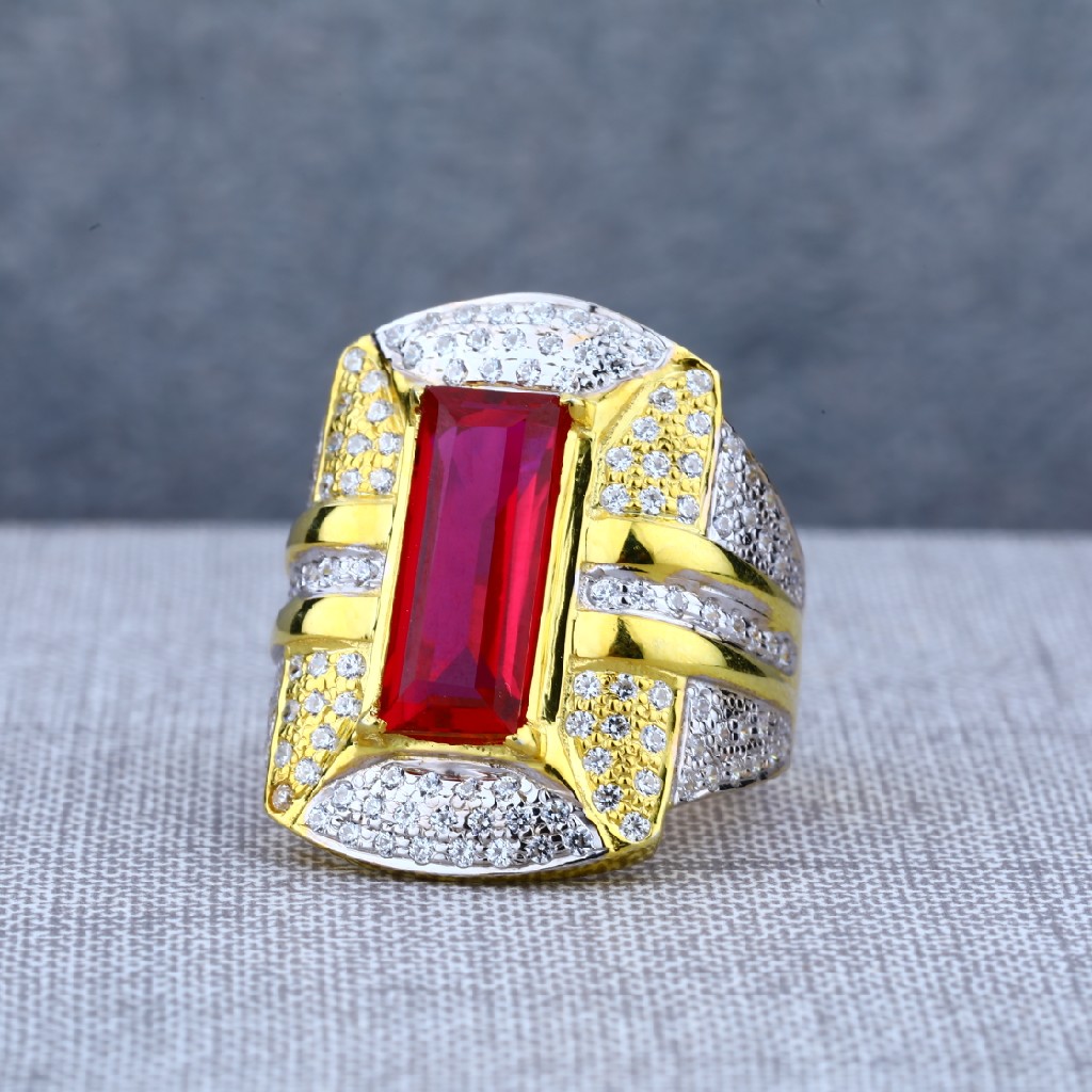 Exclusive Mens 22ct Solitaire Long Designer Ring-MSR65