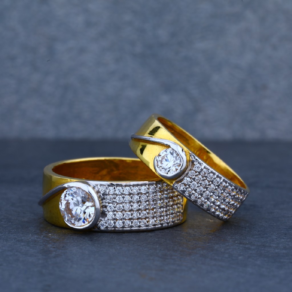 Fancy Gold 916 Couple Ring-CR24