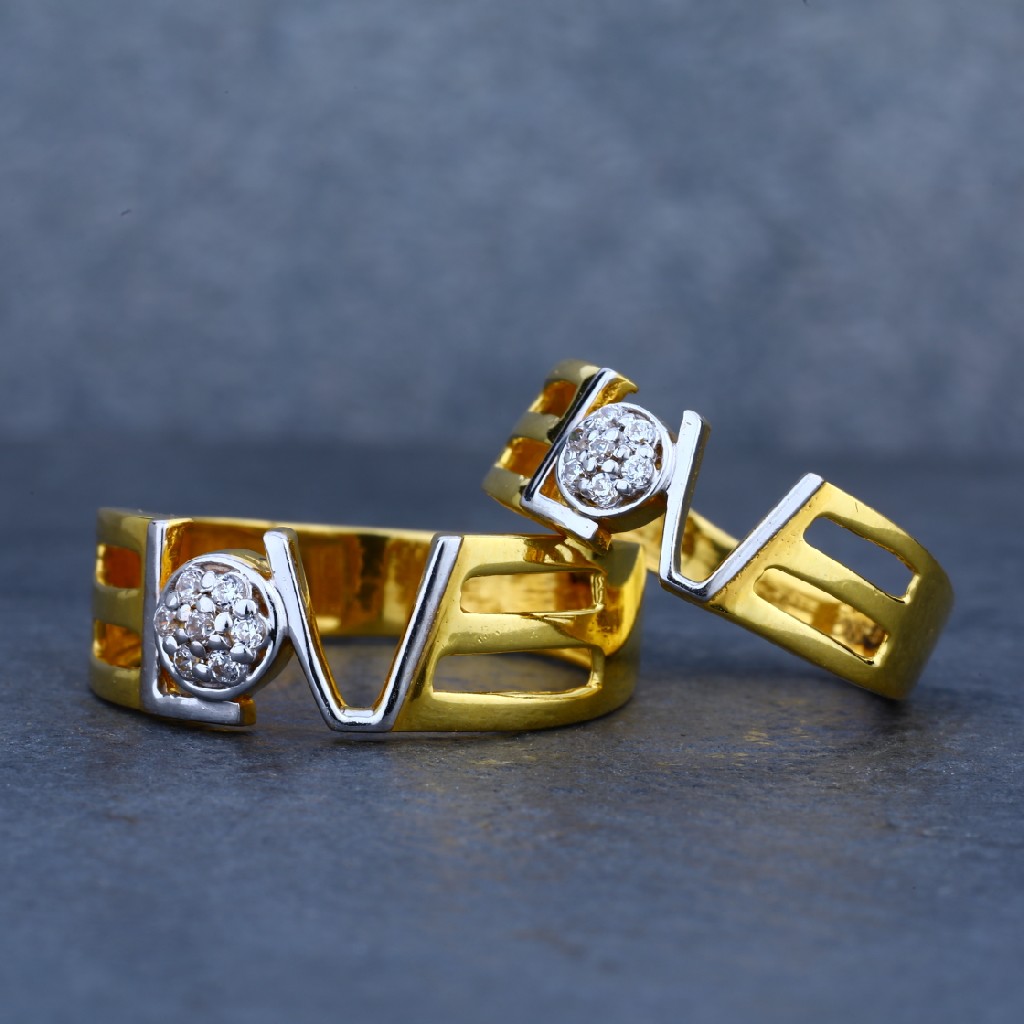 Couple gold desinger ring-cr02