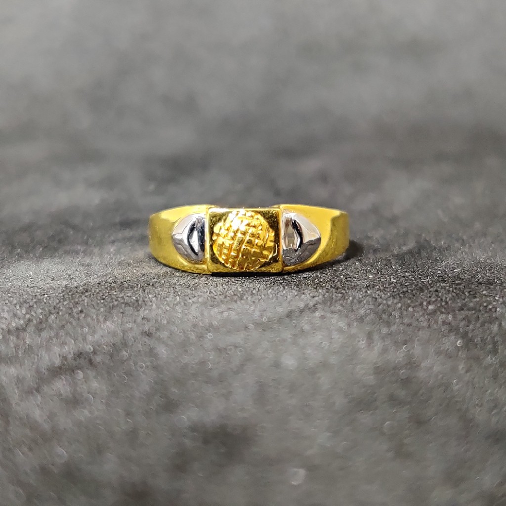 916 Kids Exclusive Plain Gold Ring-24505