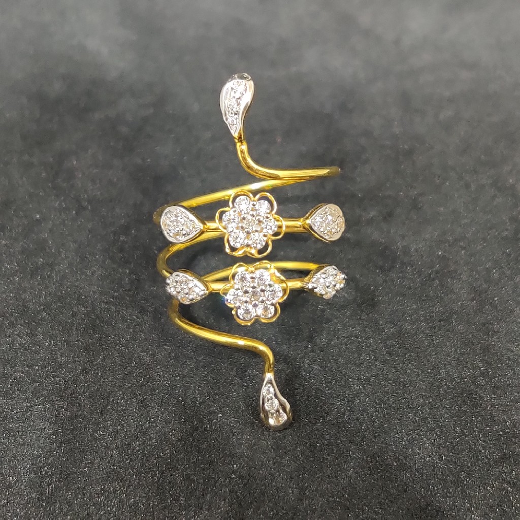 916 Fancy Ladies Spring Gold Fashionable Ring-24953