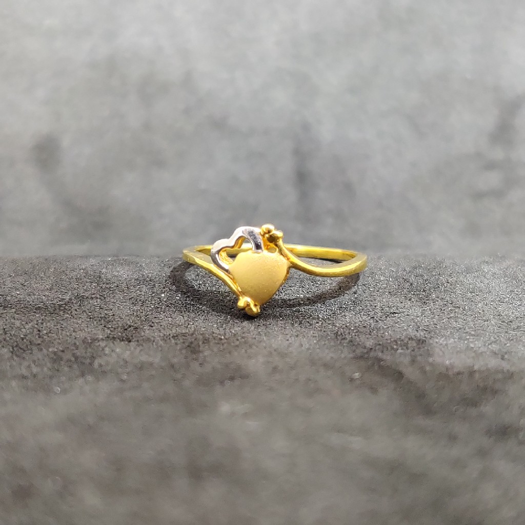 916 LADIES FANCY GOLD PLAIN RING-22005