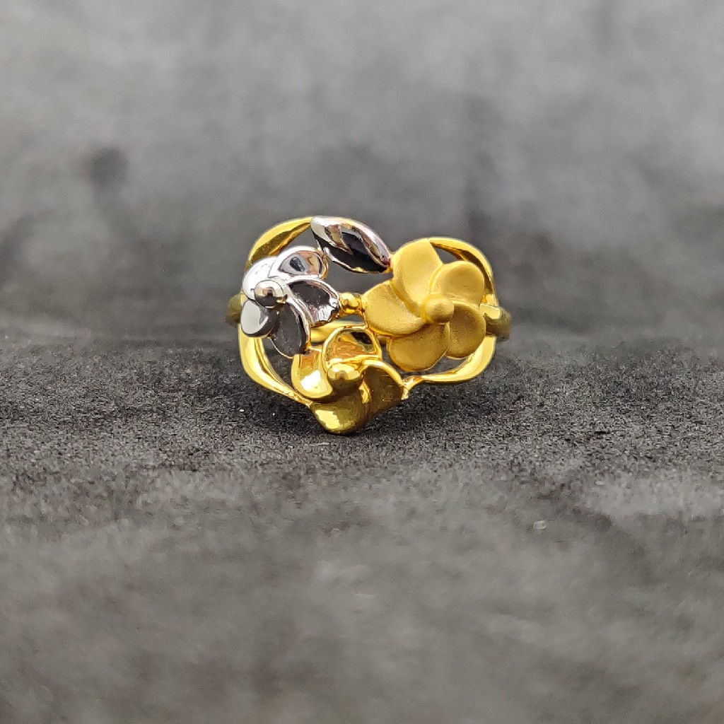916 Girls Wear Fancy Collection of Plain Gold Ring-22004