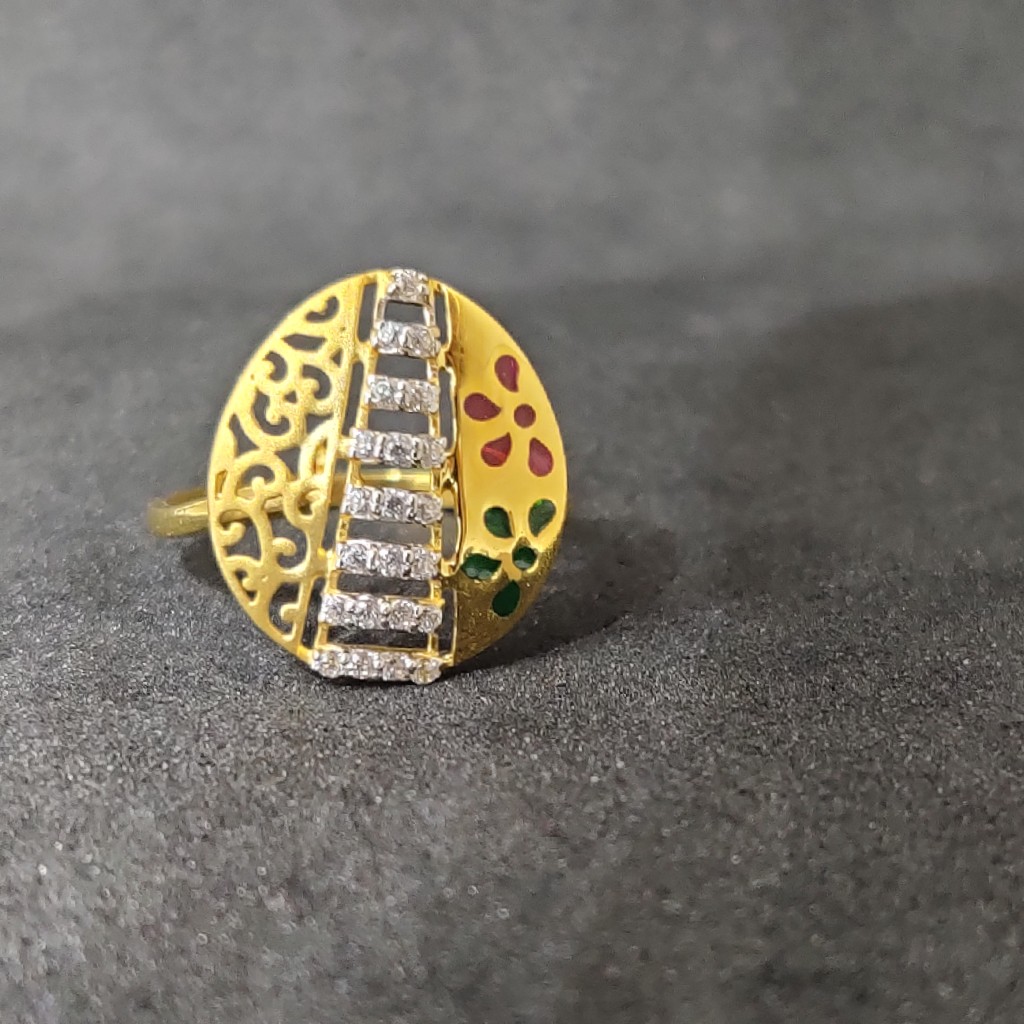 22K Ladies Fancy Ring