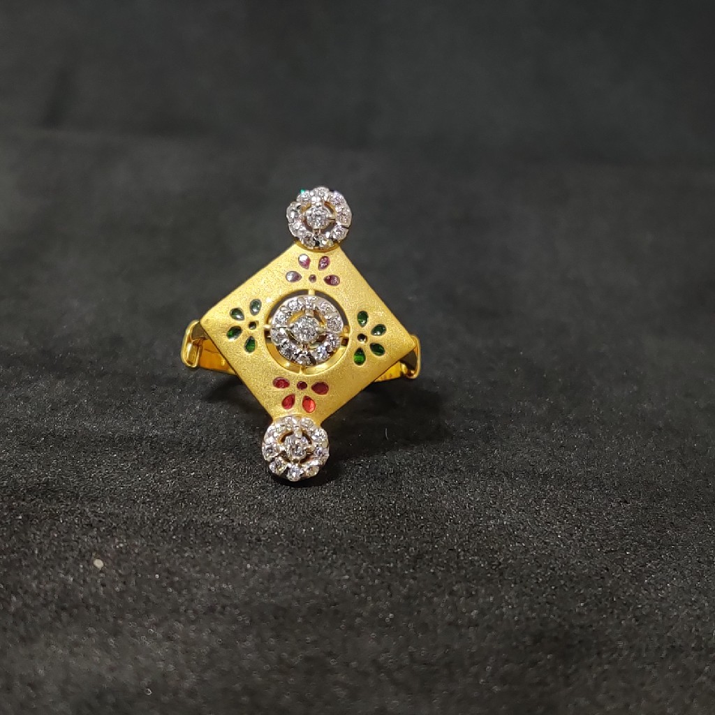Exclusive 916 Ladies Gold Ring Collection-15015