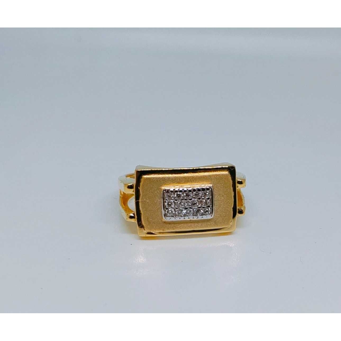 22k Gents Fancy Gold Ring Gr-28650