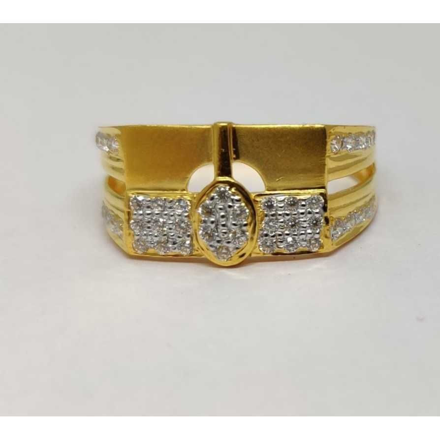 22k Gents Fancy Gold Ring Gr-28632