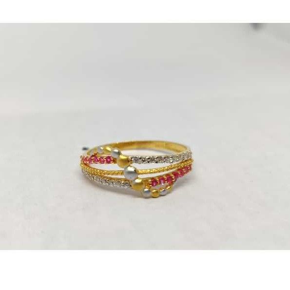 22k Ladies Fancy Gold Ring Lr-17093