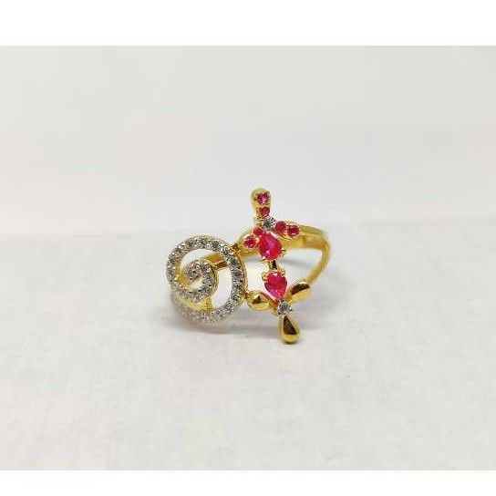 916 Ladies Fancy Gold Ring Lr-17079
