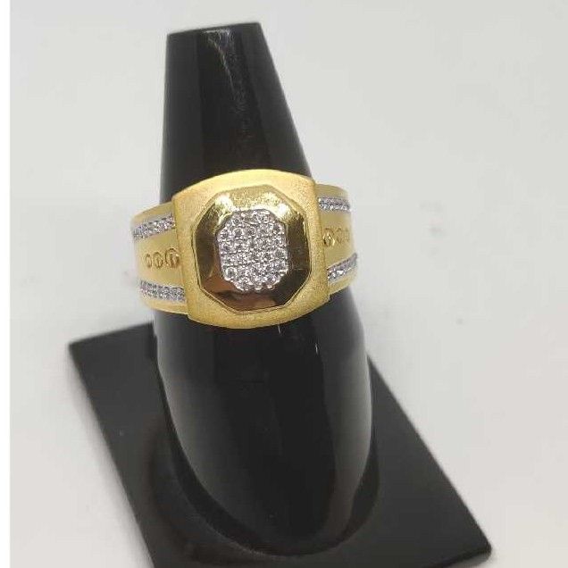 916 Gents Fancy Gold Ring Gr-28622