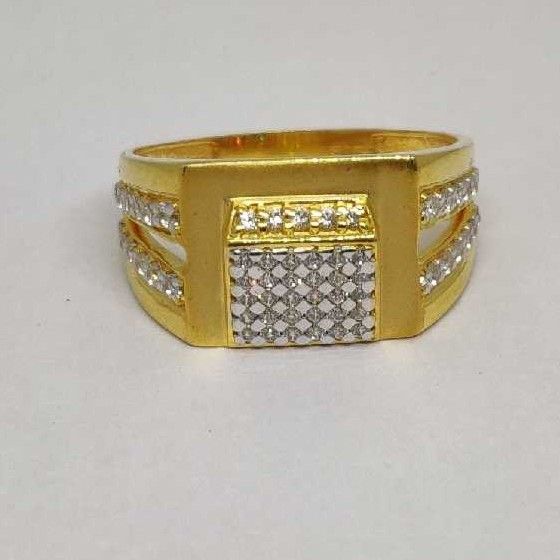916 Gents Fancy Gold Ring Gr-28621