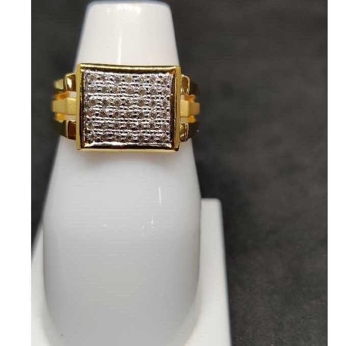 916 Gents Fancy Gold Ring Gr-28606