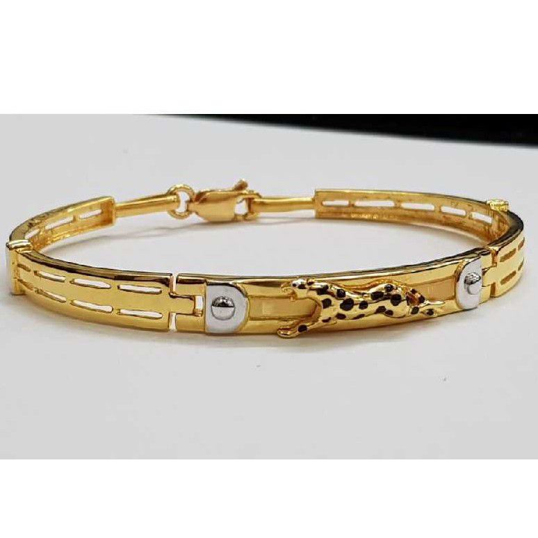 916 Gents Fancy Gold Jaguar Kada G-3428