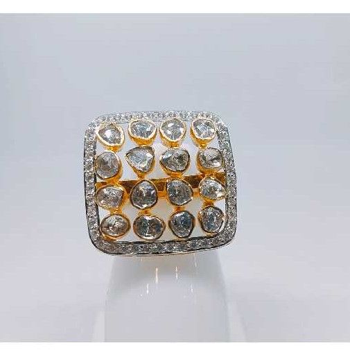 18k Ladies Fancy Gold Ring Lr-24074