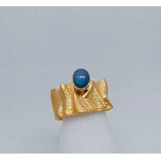 18k Ladies Fancy Gold Ring Lr-24057