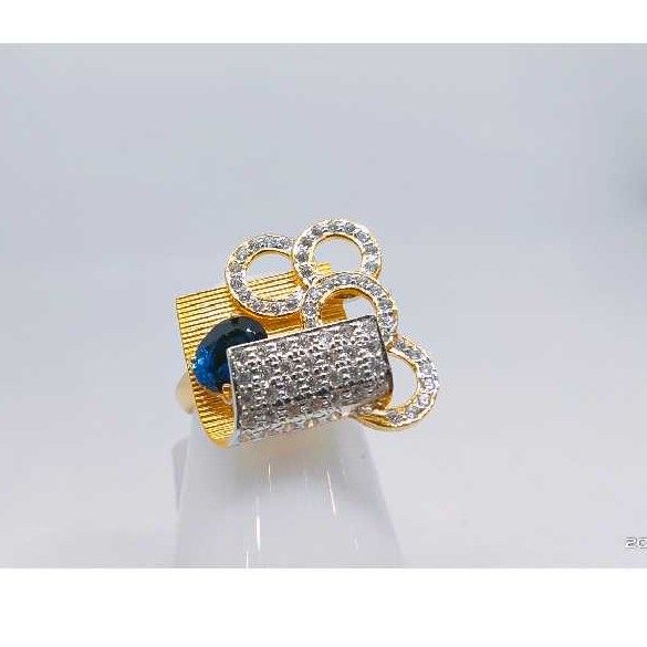 18k Exclusive Ladies Gold Ring Lr-24054