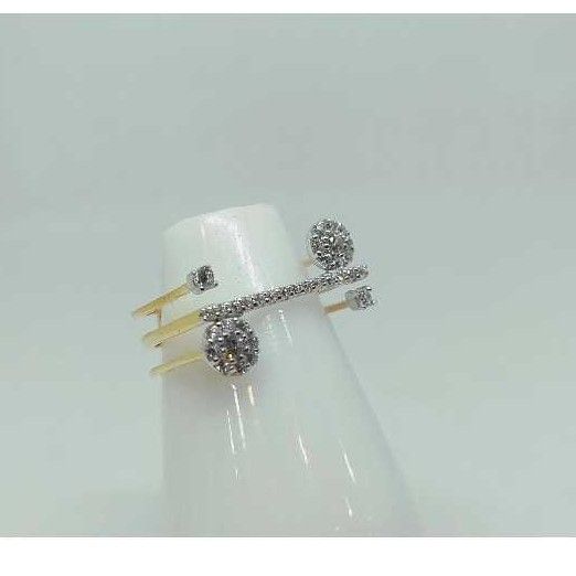 18k Ladies Fancy Gold Ring Lr-24041