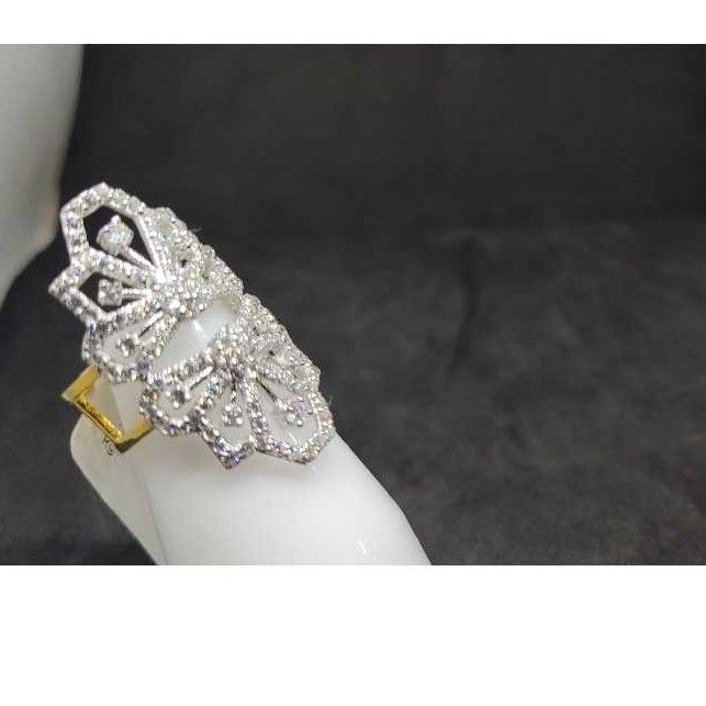 18k Ladies Fancy Gold Ring Lr-24035
