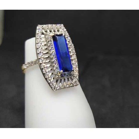 18k Ladies Fancy Gold Italian Ring Lr-24020