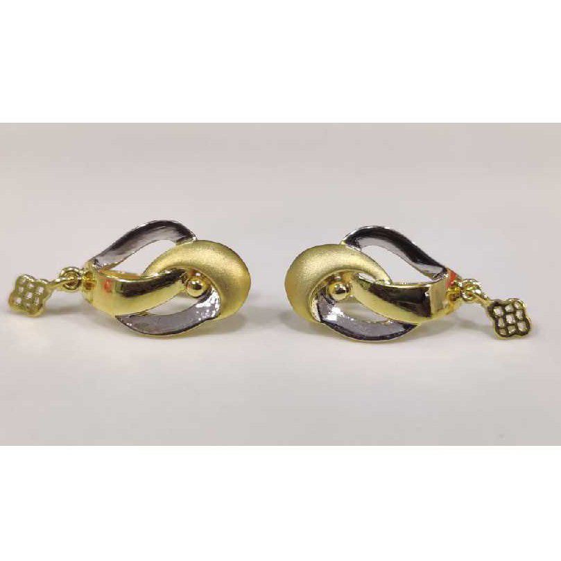 18k Ladies Fancy Gold Plain Bali Er-63125