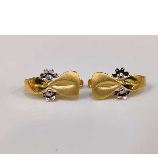 18k Ladies Fancy Gold Plain Bali Er-63123