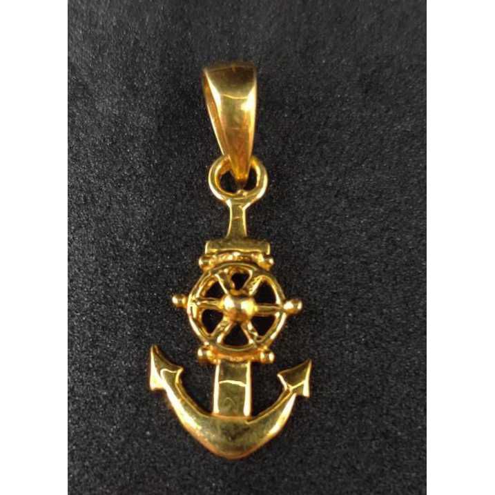 22k Gents Fancy Gold Pendant P-44544